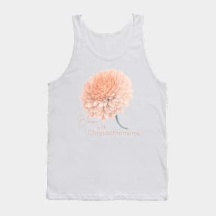 Bloom with Chrysanthemums Tank Top